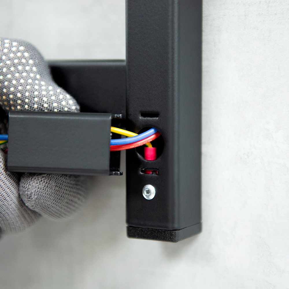 Полотенцесушитель Пэк сп 20 кв П 80х50 графит ВГП